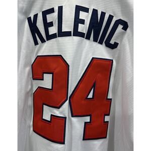Atlanta BRAVES Jarred Kelenic NIKE Men White 2025 Official MLB Jersey XL *B4